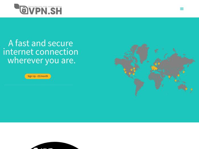 VPN.Sh регистрация