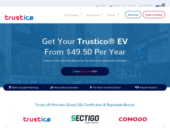 Trustico регистрация