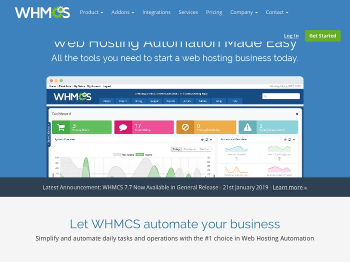 WHMCS регистрация