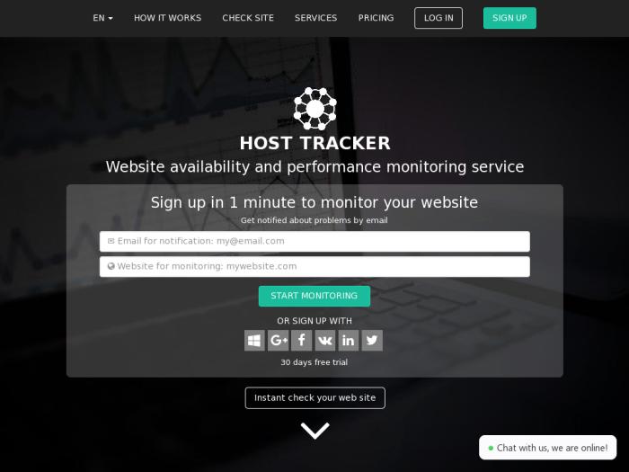 Host-Tracker регистрация