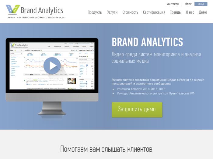 Brand analytics регистрация