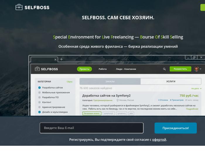 Selfboss регистрация