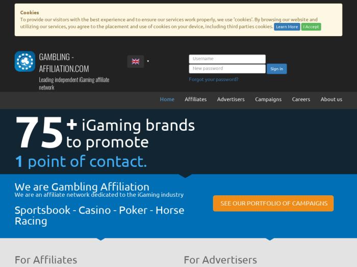 Gambling-Affiliation регистрация
