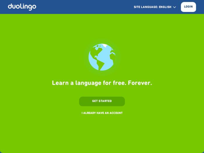 Duolingo регистрация