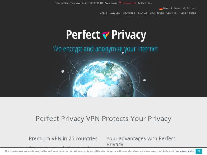 Perfect-Privacy регистрация