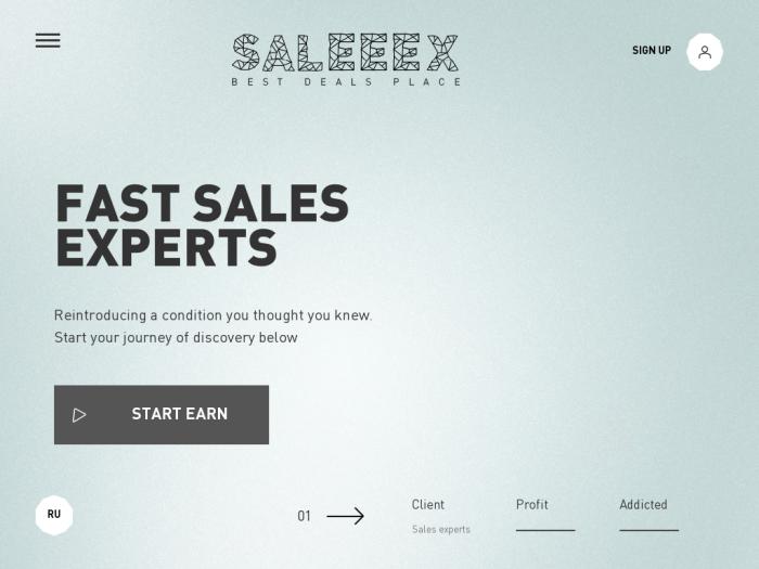 Saleeex регистрация