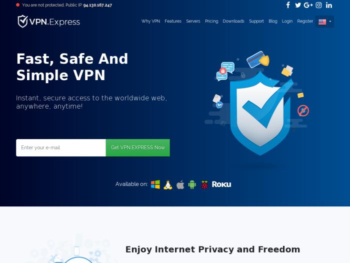 VPN.Express регистрация