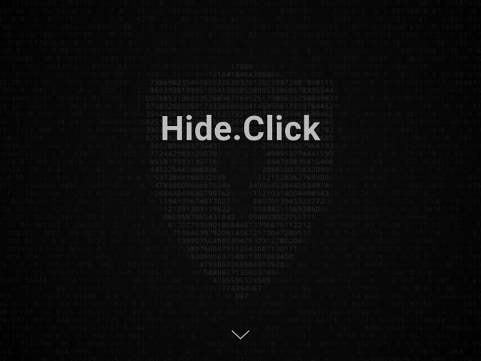 Hide.click регистрация